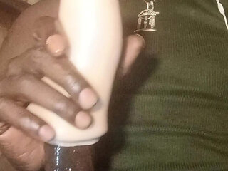 RUBBING ONE OUT I WAS HORNY AS A MOFO AND I WAS NOT ABLE TO WAIT ANOTHER MINUTE
