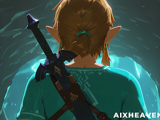 Link finds Zelda in a Cave and fucks with her to get out! Legend of Zelda TOTK 3D Hentai Story