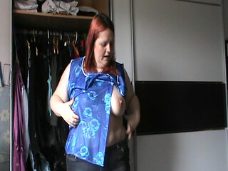 Blue Smock Fetish