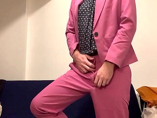The pink suit crossdresser
