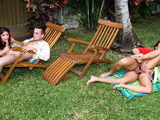 Liliane Tiger and Melanie Feel a Dick up Their Ass after a Blowjob - Private Porn Sex Videos