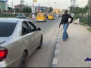 Lagos baddies got fucked in a public taxi car.