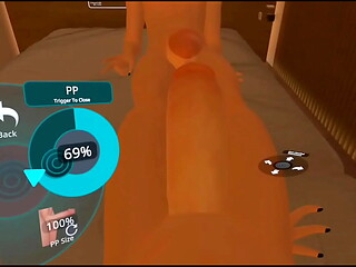 Jerking my thick VRChat cock