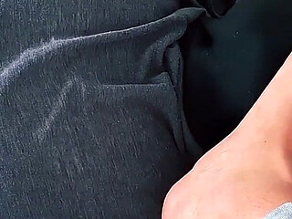 Bare Feet on Slaves Face - Foot Sniffing Domination