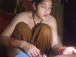 Full Video of Desi Village Bhabhi Giving Blowjob and Riding Dick and Moaning in Pleasure