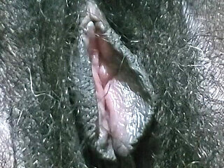 A Woman with Hairy Pussy in Her Secretary Outfit