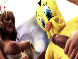 Sexy Disguises Scene-2_two Busty Blondes Megan Coxxx&antonia Deona in Doctor's Lingerie Fucking in a Threesome