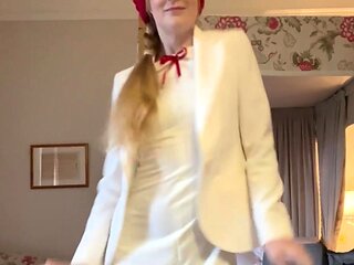 Lovely Blonde With Tight Pussy Masturbate Solo