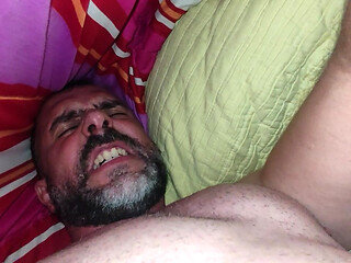 Naughty married woman likes to fuck under the covers.