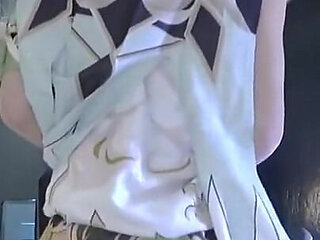 Stunning Slender Newcomer - Nahida Cosplay in a Soft Private Encounter