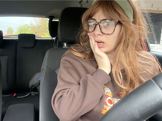 I Got Stuck in the Car, so to Keep From Getting Bored, I Masturbated-then I Got Caught and Quickly Finished