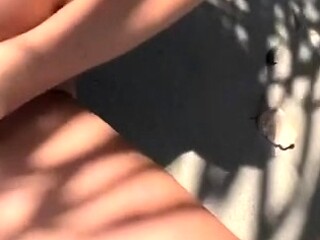 Close up Outdoor bdsm dorm handjob outdoor