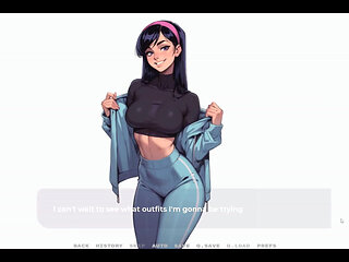 My New Girlfriend [ Taboo Hentai Game ] Ep.34 My GF Do a Sexy Secretary Role Play Photoshoot with a Stranger!