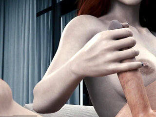 Cybernetic Seduction by 1thousand - Unexpected Threesome, Anal and Blow in a Row 34