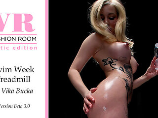 Vika's Treadmill Swim Week Show. Part 1