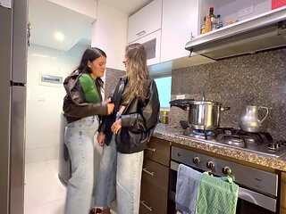 We fuck in leather jackets and finger each other