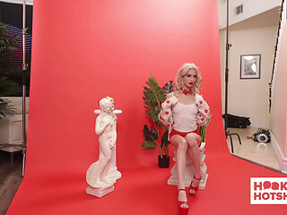 BTS - Emma Rosie Charms The Camera In A Sexy Backstage Scene!