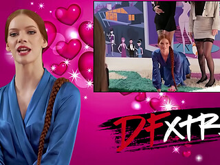 DFXTRA - Horny Cougar Kiki D&rsquo_Aire Seduces Goober Eats Delivery Guy for Massive Cock Fuck!