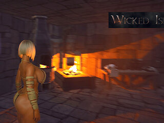 Ep8: Armor Bench and Firepit Cauldron - Wicked Island Stone House Upgrades