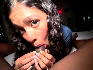 Samary Takes Cum in Her Tight Pussy