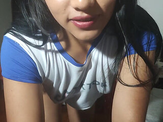 My Stepmom's Shy Friend Is an Expert in Sex