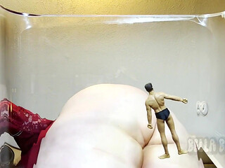 Giantess Fart Punishment: Tiny Crushed Under My Big Ass