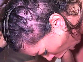 Stepson Blakmils Cheating Stepmom Rough Blowjob & Deep Creampie Pounding