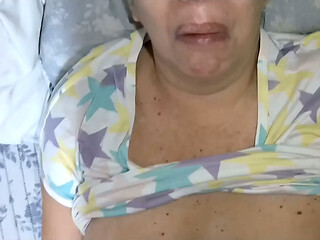 Pov de pareja madura abuelos amateur latina