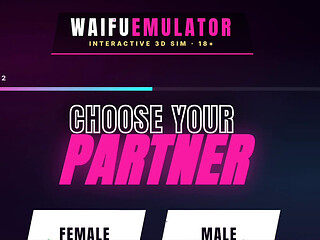 Cartoon Waifu gets loved in the first part