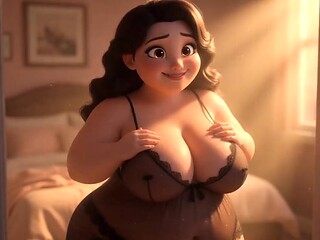 From Obese & Overlooked to Curvaceous Jizz-shotgun Taunt  Her Trampy Transformation" ep1