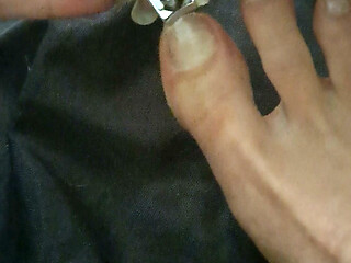 Long Toenail Clipping