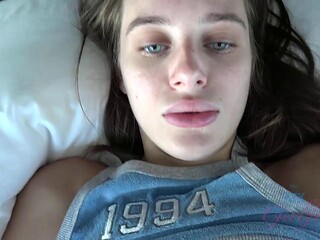 Lana Rhoades Close-Up Blowjob Cumshot