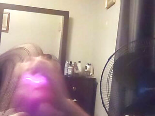 Mellissa cums all over her new dress