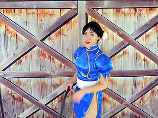 Chun Lis Femdom Cosplay as Fierce Dominatrix