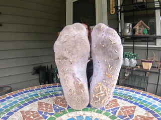 I Show off My Dirty Socks and Feet