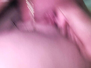 Putting a Condom with My Mouth in the Big Cock of My Lover