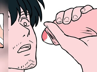 Adult Nakamura, jerking off Adult Hirose'_s big cock (Adult Parody of Go For It, Nakamura-kun!!) Yaoi drawing process    10 Minute Edging Challenge