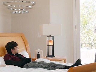 Hot older lady wants to pity-fuck her injured stepson