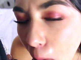 Cum in This Korean Mouth