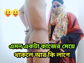 I Had Hardcore Fucking with My Teen 18+ Sexy House Maid on Her First Day