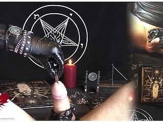 Sperm Extraction With A Drinking Straw. Latex Gloves And Wristwatch. In The Style Of Watchesandnails
