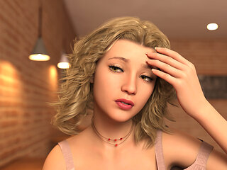 My Bimbo Dream #31 - Blonde College Girl Walks Around Town While Having A Controlled Vibrator Inside Her Pussy