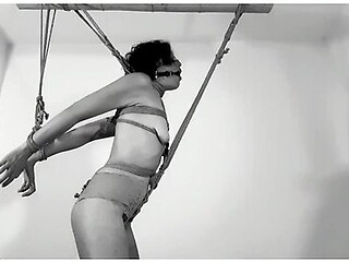 Tied Up Nonstop Orgasm - Real Nipples Orgasm
