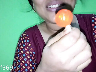 Bangladeshi Bhabhi with Big Tits Sucks Lollipop and Gets Fucked Hard - Part 2