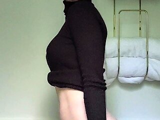 Hot amateur teen butt plug solo play