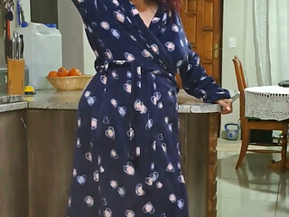Amateur Big Tits MILF JOI in Kitchen POV