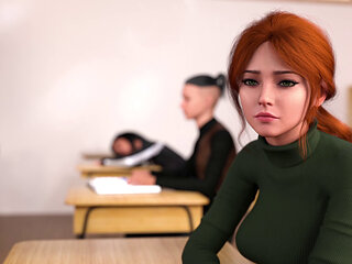 A Bad Ream - Perfect Package Story Gameplay : Cute Petite Shemale Girl Slept in the College Classroom