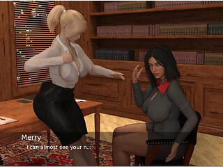 Project Hotwife - Gameplay - Roleplay - Lesbian Teasing Each Other