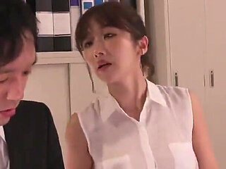 Holy Water Bukkake Female Boss. I'm in a Wet State and Came Hard. Part.2