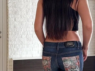 Cute Farting in Jeans After Eating Gazzy Food